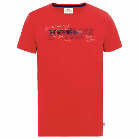 The Defender t-shirt, Mörkblå eller Röd S-XL