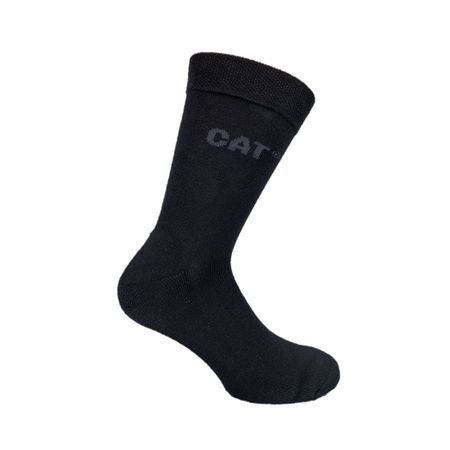 Catepillar 3-par Dress-Halvfrotté Strumpa 39-42 43-46 Svart
