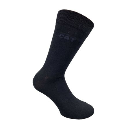 Caterpillar svarta 3-par dress strumpor Pure Cotton. 39-42, 43-46