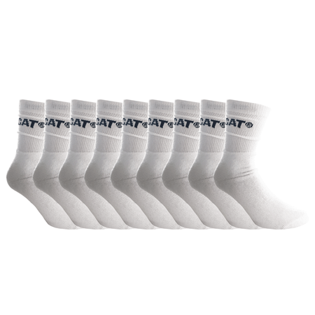 Caterpillar 9-par vita sportstrumpor 39-46 CoolMax® | Lycra®