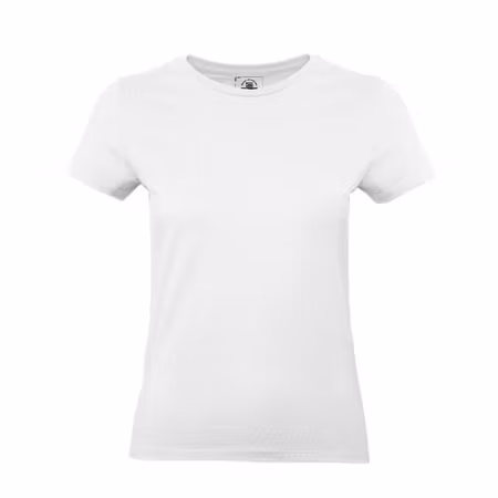 Basic dam o-neck vit t-shirt, The Defender 34-44