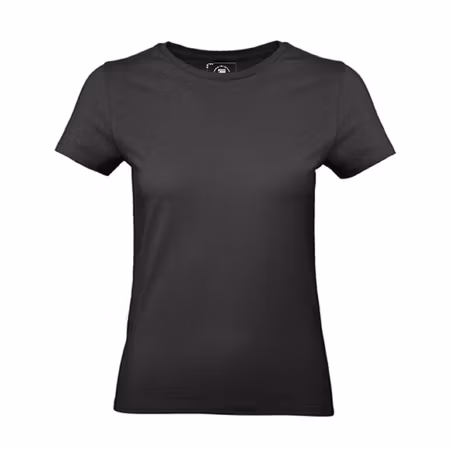 Basic dam o-neck svart t-shirt, The Defender 34-46