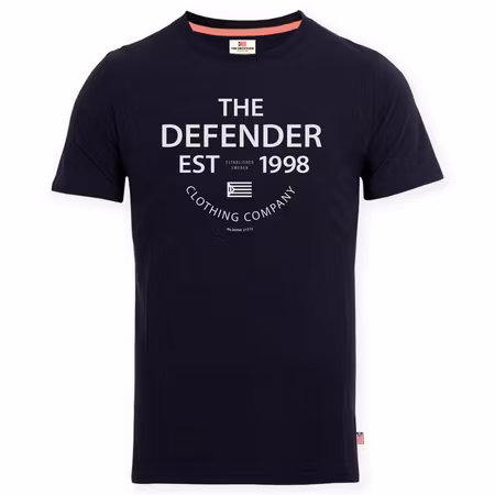 The Defender t-shirt Navy. M, L
