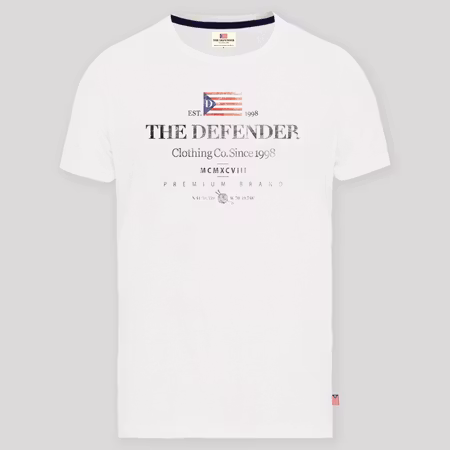 The Defender t-shirt Vit S-XXL