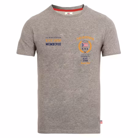 The Defender t-shirt Gråmelerad L
