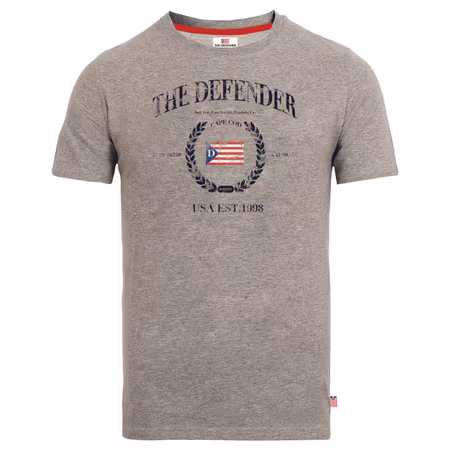 The Defender t-shirt Gråmelerad L