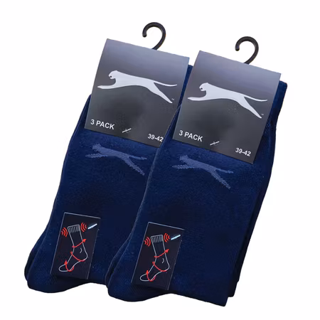 Slazenger Finstickade dress- kostymstrumpor 6-p 39-42 Navy, Mörkblå