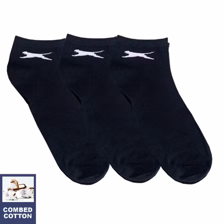 Slazenger 6 st svarta ankelstrumpor 47-50