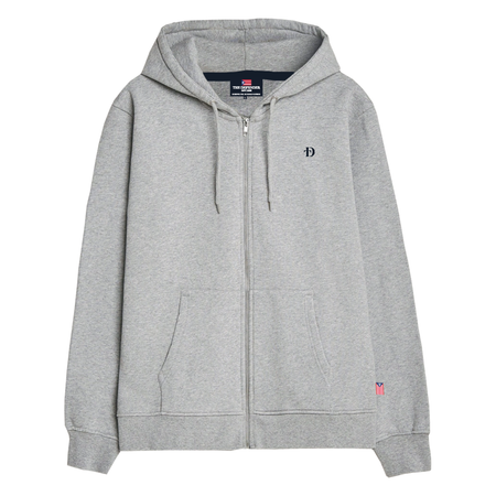 The Defender Hoodie Gråmelerad S-XXL