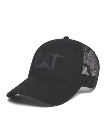 Trucker Keps Caterpillar, svart med logo