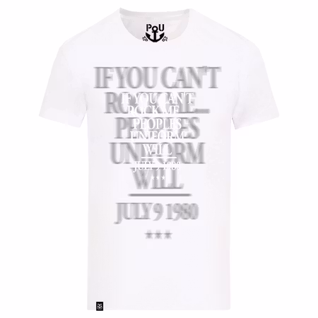 Peoples Uniform T-shirt Vit. S-XXL