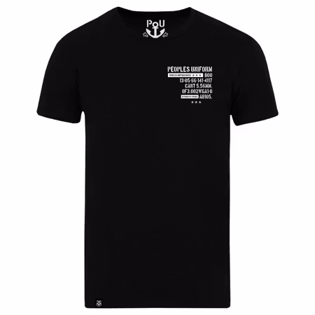 Peoples Uniform T-shirt Svart S-M