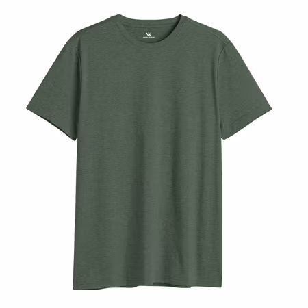 Khaki Rundhalsad T-shirt 3XL-6XL