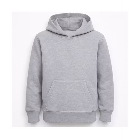 Hoodie, Pullover Gråmelerad Jr. 110/116-158/164