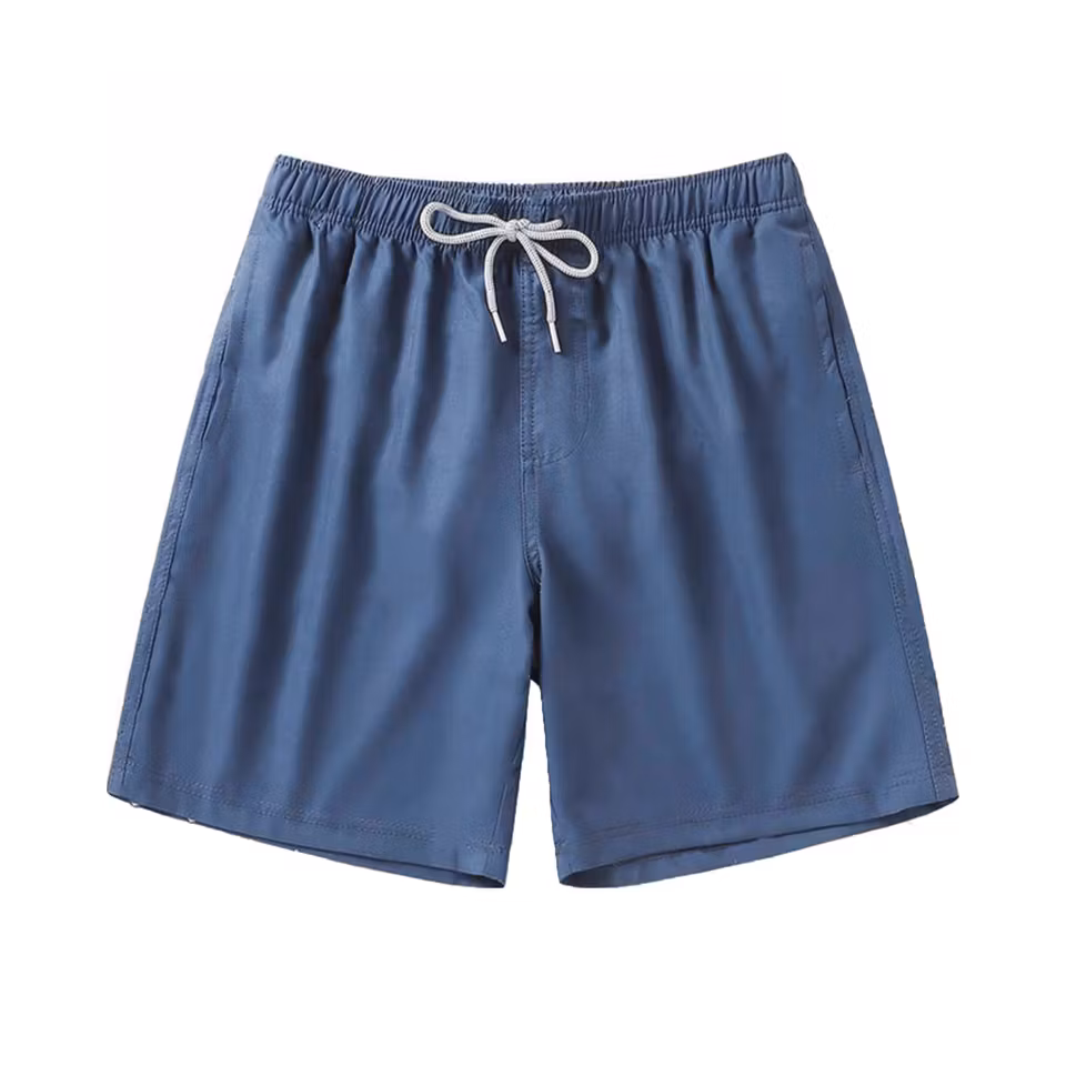 Enfärgade Blå Badshorts, Walk Studio M-3XL