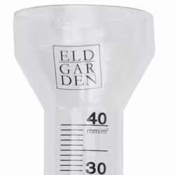 Extraglas regnmätare vattenmätare Eldgarden