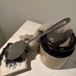 Tårtspade vintage med fint dekorerat handtag