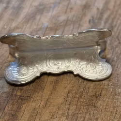 Smörtax nysilver Nils Johan Amsterdam