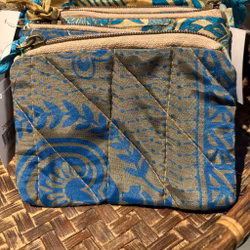 Väska portmonä eller necessär, små unika quiltade, Ib Laursen