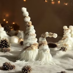 Tomte i mjuk luva Wikholm Form