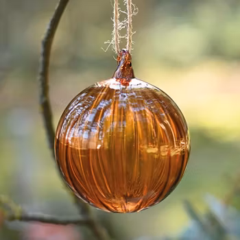 Julgranskulor - Julhänge i vridet glas - flera olika - Miljögården