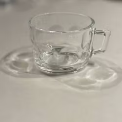 Glöggmugg i glas Fransk Vintage
