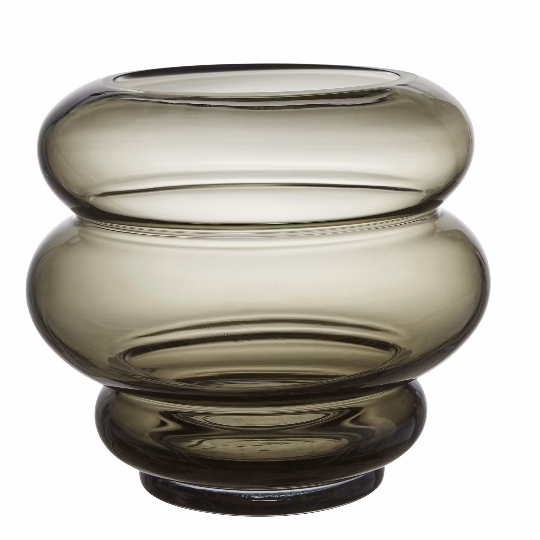 Vas i rökfärgat glas Wikholm Form