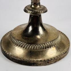 Ljusstake / kandelaber femarmad i zink Vintage