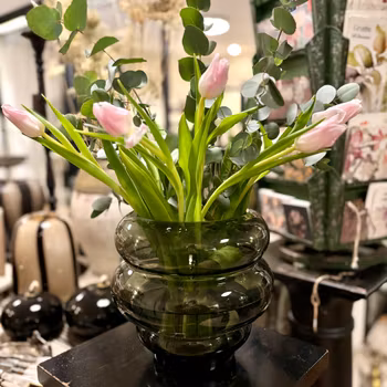 Vas i rökfärgat glas Wikholm Form