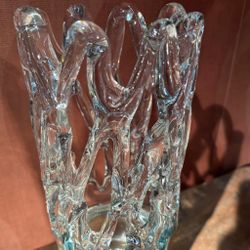 Vas eller ljuslykta i glas ljushållare Olsson & Jensen