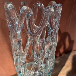Vas eller ljuslykta i glas ljushållare Olsson & Jensen
