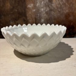 Skål i opalglas Glimma glasbruk, vintage