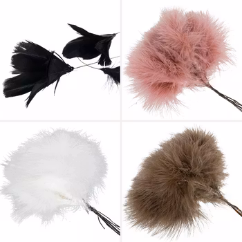 Fjädrar olika färger 12-pack