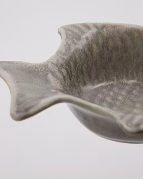 Fat skål fisk i stengods House Doctor