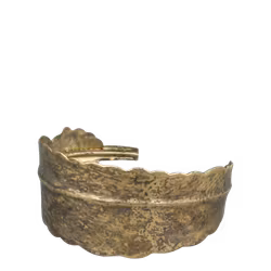 Servettring blad i antik mässing, Chic Antique