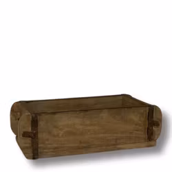 Trälåda tidigare tegelstensform, vintage