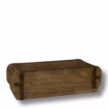 Trälåda tidigare tegelstensform, vintage