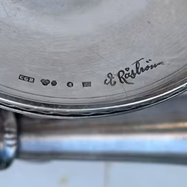 Ljusstakar 1 par i silver Eric Råström, vintage