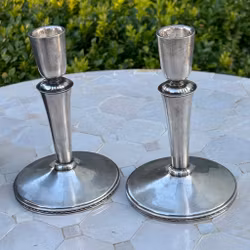 Ljusstakar 1 par i silver Eric Råström, vintage