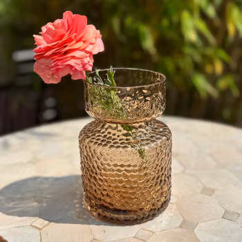 Vas Hyacintvas glas i fin umbrafärg Wikholm Form