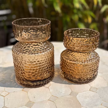 Vas Hyacintvas glas i fin umbrafärg Wikholm Form