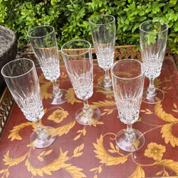Glas i kristall, Champagneglas dArques Pmopadour, vintage