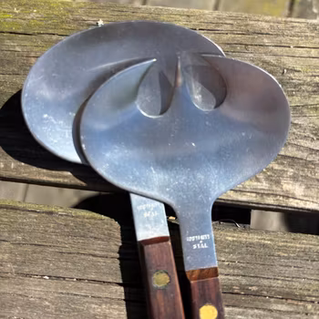 Salladsbestick, 3 olika i klassisk vintage