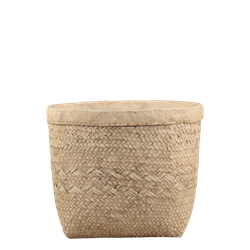 Kruka i keramik som ser ut som en korg, Chic Antique