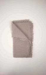 Servett i 100% linne, brungrå 45x45cm, 4-pack, Olsson Jensen