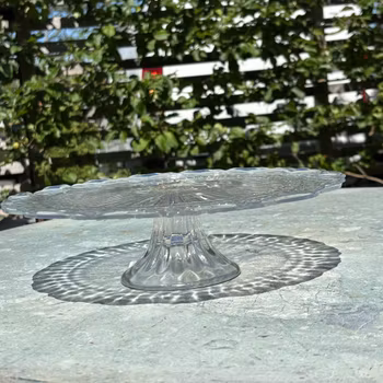 Fat på fot i glas, vintage