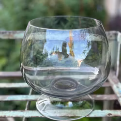 Vas - Ljushållare på fot, 3 olika, vintage