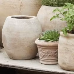 Kruka fransk antik terrakotta, BGreen