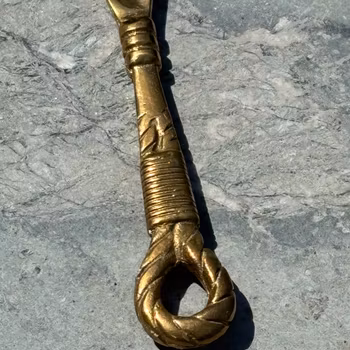Skohorn mässing, vintage