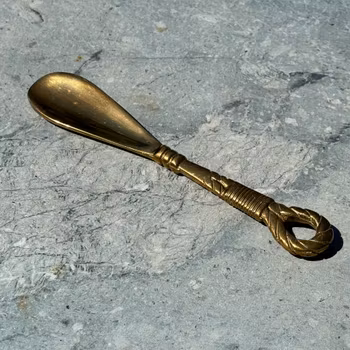 Skohorn mässing, vintage